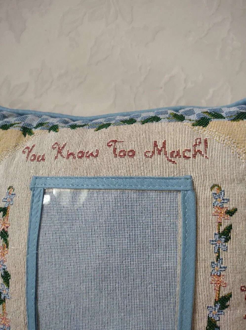 Tapestry Decorative Pillow With Insert Pocket To Create A Unique Decoration